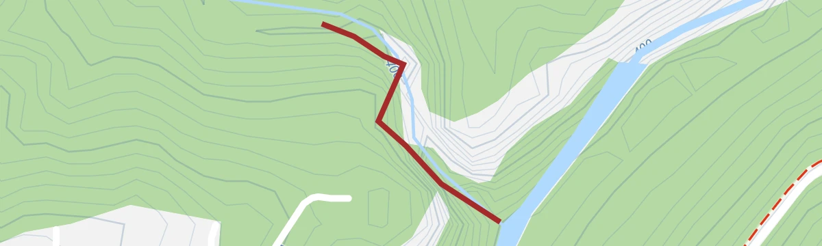 Route map: Divieto Torrente Ambiez